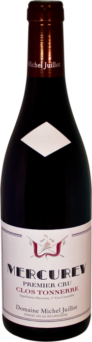 Domaine Michel Juillot bottle of Mercurey Red Premier Cru Clos Tonnerre