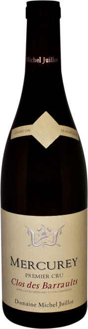 Domaine Michel Juillot bottle of Mercurey Red Premier Cru Clos des Barraults