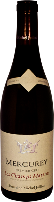 Domaine Michel Juillot bottle of Mercurey Red Premier Cru Les Champs Martins