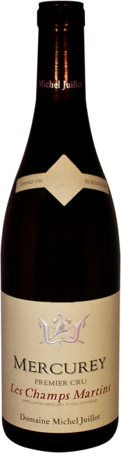 Domaine Michel Juillot bouteille de Mercurey Rouge Premier Cru Les Champs Martins